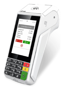 Valor VP100 countertop terminal