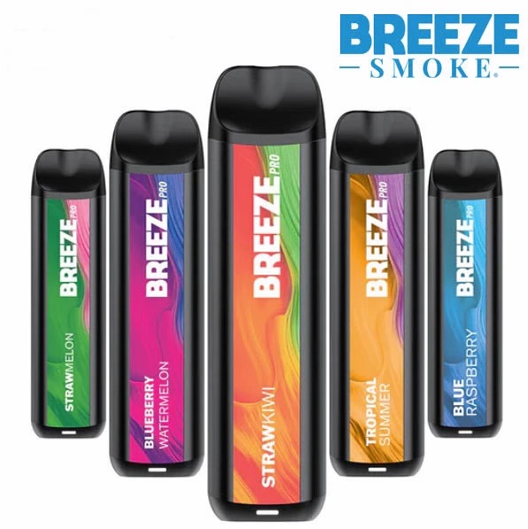 Breeze disposable vape lineup